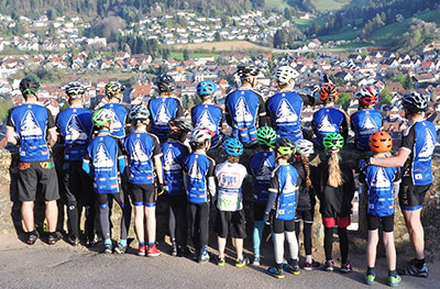 MTB-Gruppe 2017 auf der Kastelburg